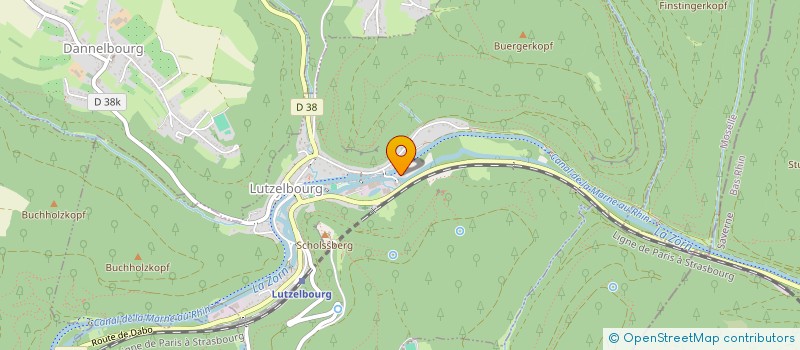 localisation de l'entreprise SCI CLEZIAN  LUTZELBOURG