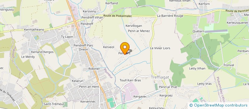 localisation de l'entreprise SCI CLF  TREFFIAGAT