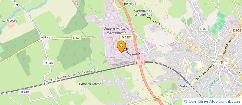 localisation de l'entreprise SCI CLF  YVETOT-BOCAGE