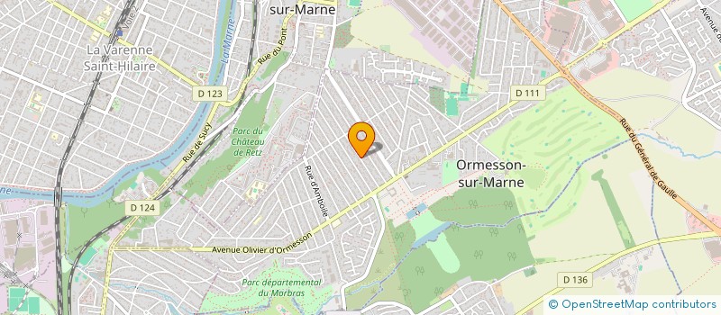 localisation de l'entreprise SCI CLGP  ORMESSON-SUR-MARNE