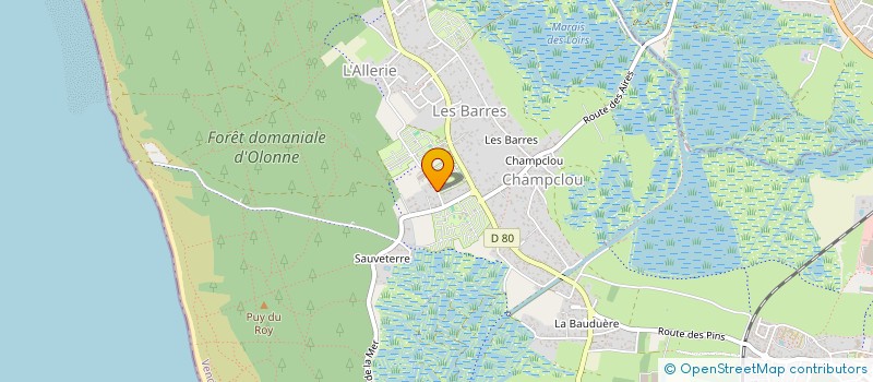 localisation de l'entreprise SCI CLHEAN à LES SABLES-D'OLONNE