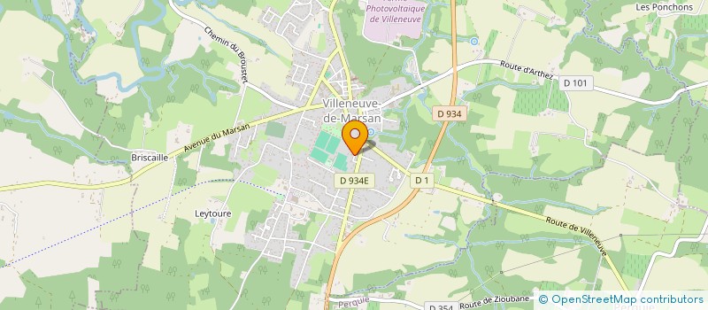 localisation de l'entreprise SCI CLHEO à VILLENEUVE-DE-MARSAN
