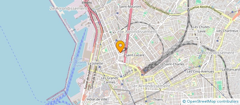 localisation de l'entreprise SCI CLHOE à MARSEILLE