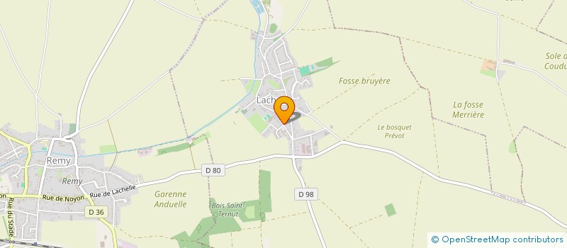 localisation de l'entreprise SCI CLIC  LACHELLE