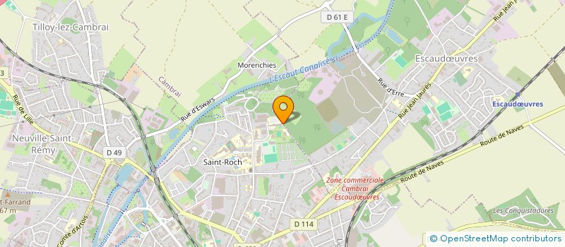 localisation de l'entreprise SCI CLICHE à CAMBRAI