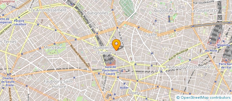 localisation de l'entreprise SCI CLICHY  PARIS