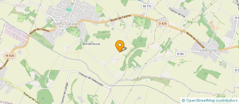 localisation de l'entreprise SCI CLICHY  DREMIL-LAFAGE