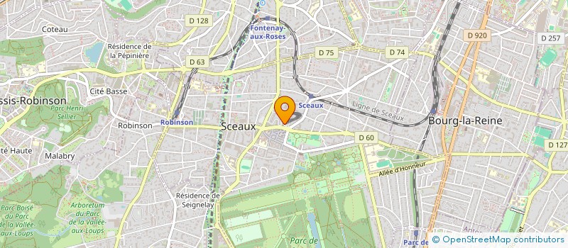 localisation de l'entreprise SCI CLICHY CASTERES à BOURG-LA-REINE