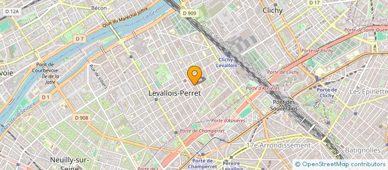 localisation de l'entreprise SCI CLICHY DUPONT THMC à CLICHY