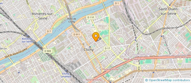 localisation de l'entreprise SCI CLICHY I à CLICHY