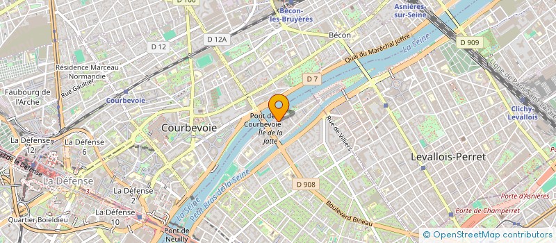 localisation de l'entreprise SCI CLICHY LOFT à NEUILLY-SUR-SEINE