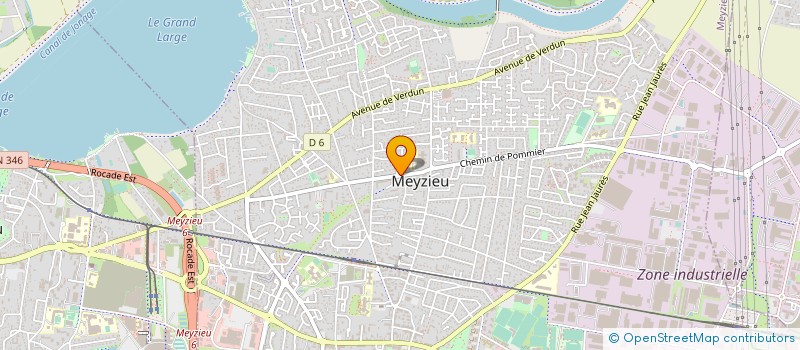 localisation de l'entreprise SCI CLIEVRE  MEYZIEU