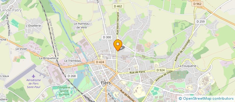 localisation de l'entreprise SCI CLIFFH  DONVILLE-LES-BAINS