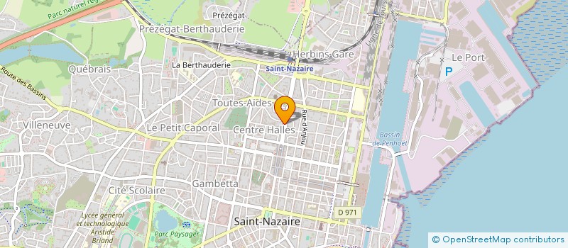 localisation de l'entreprise SCI CLIM  SAINT-NAZAIRE