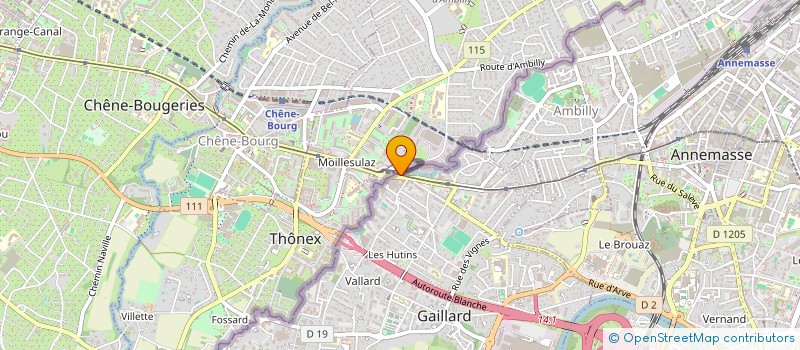 localisation de l'entreprise SCI CLIMA à GAILLARD