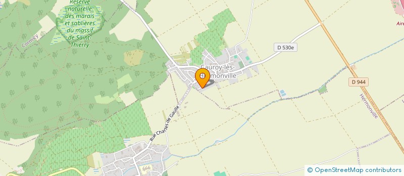 localisation de l'entreprise SCI CLIMAFLO INVESTISSEMENTS  CAUROY-LES-HERMONVILLE