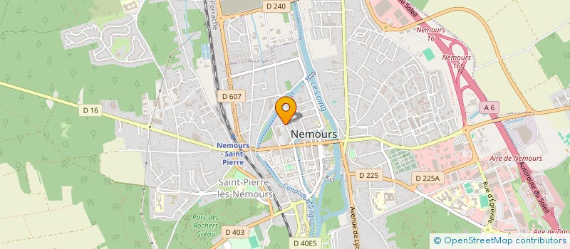 localisation de l'entreprise SCI CLIMAT DU CANAL  NEMOURS