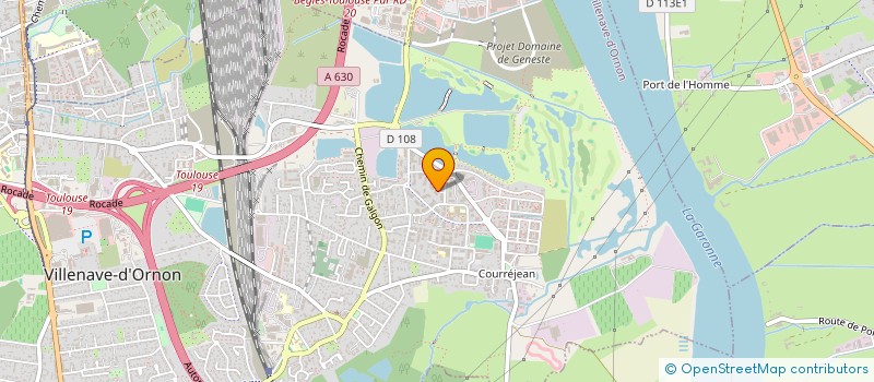 localisation de l'entreprise SCI CLIMAT HABITAT  VILLENAVE-D'ORNON