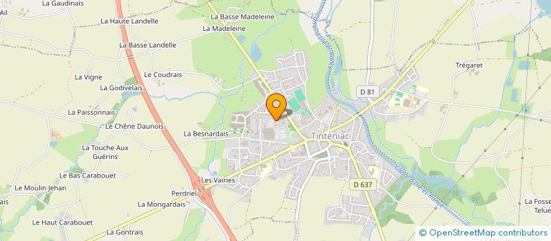 localisation de l'entreprise SCI CLIMMO  TINTENIAC