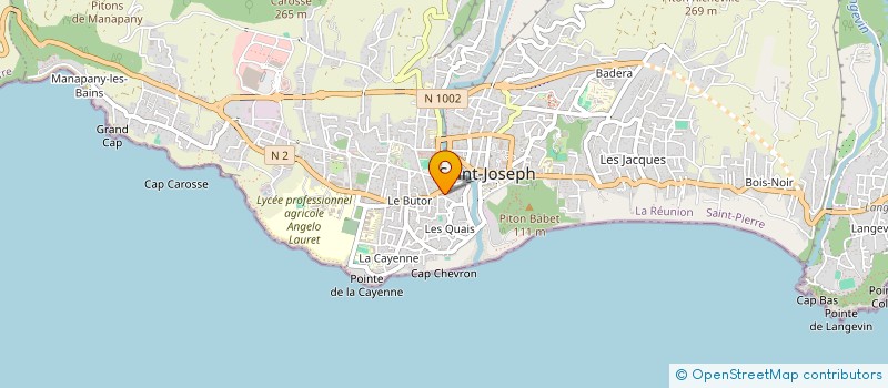 localisation de l'entreprise SCI CLIMO à SAINT-JOSEPH