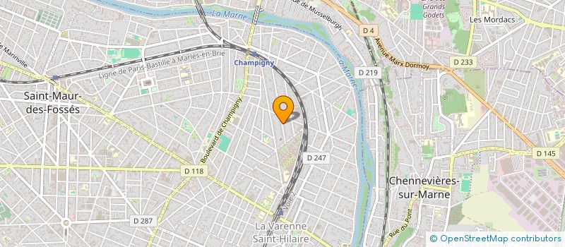 localisation de l'entreprise SCI CLINIC SAUMUR à SAINT-MAUR-DES-FOSSES