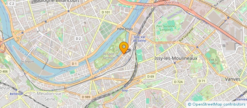 localisation de l'entreprise SCI CLINIQUE DU PERREUX à BOULOGNE-BILLANCOURT