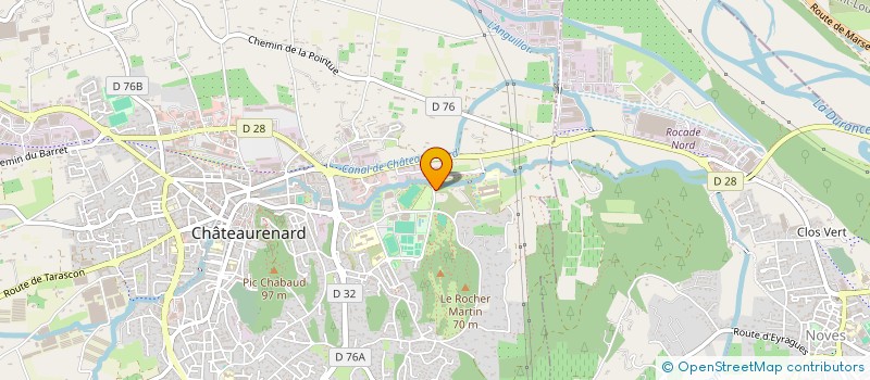 localisation de l'entreprise SCI CLINIQUE DU SOURIRE EN PROVENCE à CHATEAURENARD