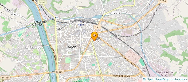 localisation de l'entreprise SCI CLINIQUE VETERIN DENFERT ROCHEREAU à AGEN