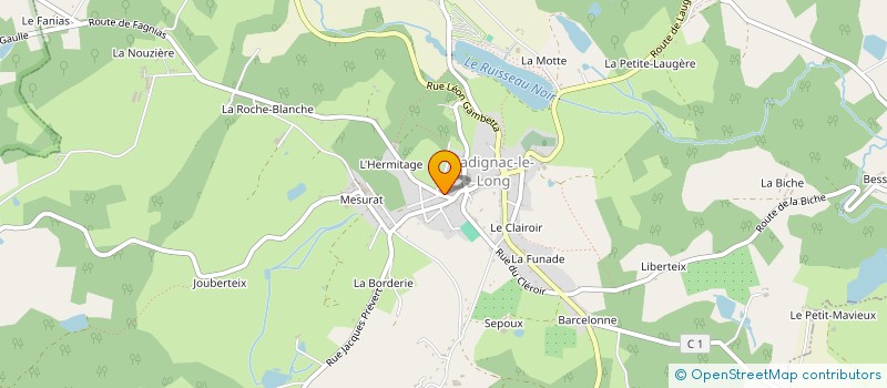 localisation de l'entreprise SCI CLINIQUE VETERINAIRE DE LA GARE à ST YRIEIX LA PERCHE