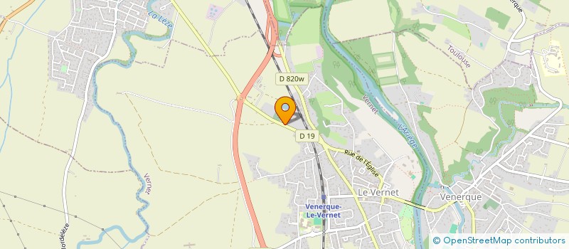 localisation de l'entreprise SCI CLINIQUE VETRINAIRE DU VERNET  VERNET