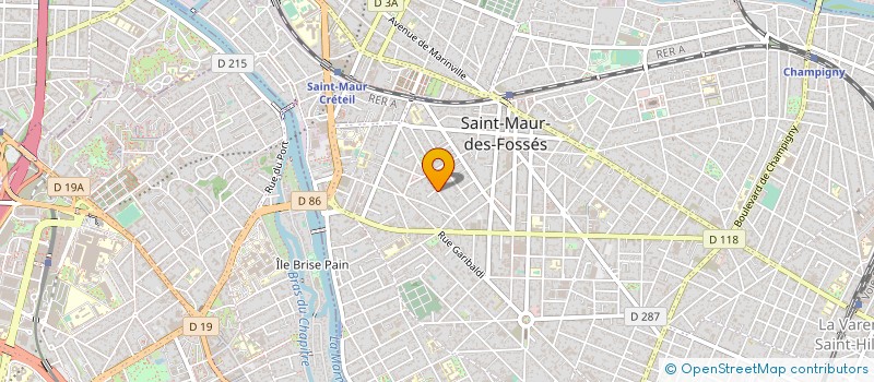 localisation de l'entreprise SCI CLINIQUES DE FRANCE à SAINT-MAUR-DES-FOSSES