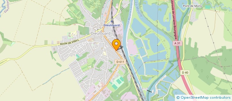 localisation de l'entreprise SCI CLIONEL  DIEULOUARD