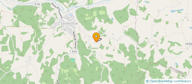 localisation de l'entreprise SCI CLISA  SAINTE-ORSE