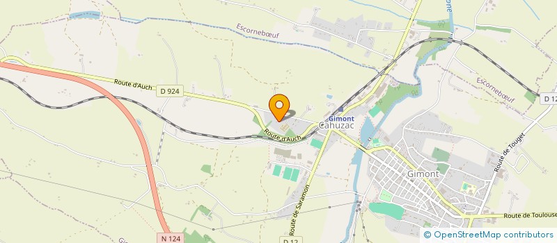 localisation de l'entreprise SCI CLISA  GIMONT