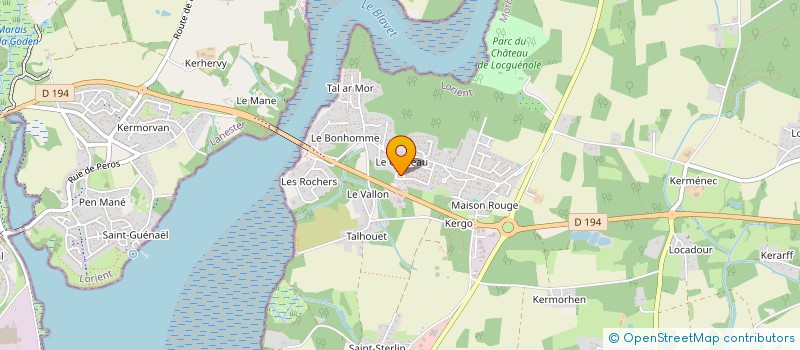 localisation de l'entreprise SCI CLISSON à KERVIGNAC