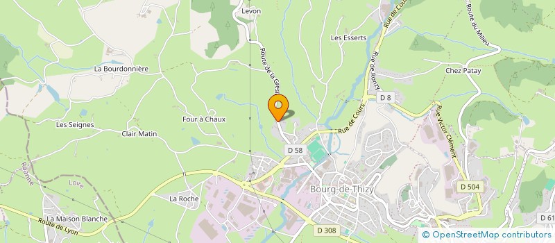 localisation de l'entreprise SCI CLJ MONTE  COURS