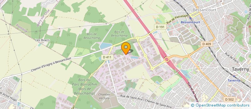 localisation de l'entreprise SCI CLJ PLUS  TAVERNY