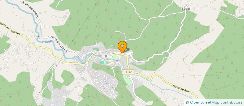 localisation de l'entreprise SCI CLJT  JOUQUES