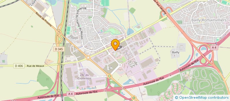 localisation de l'entreprise SCI CLK  SERRIS