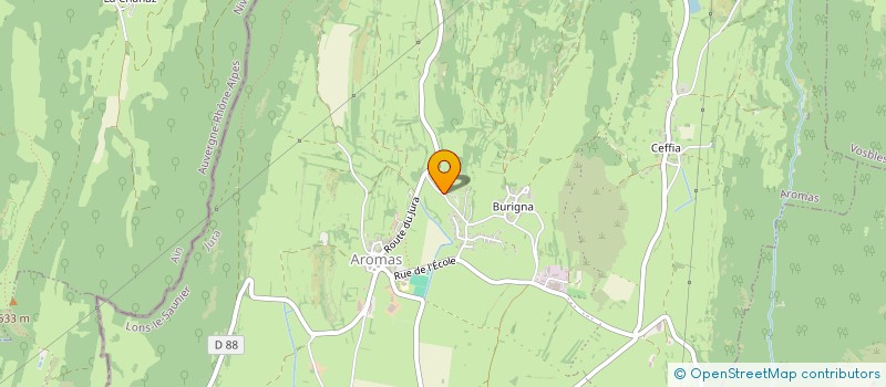 localisation de l'entreprise SCI CLL  AROMAS