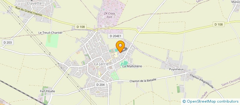 localisation de l'entreprise SCI CLLD  LA JARRIE