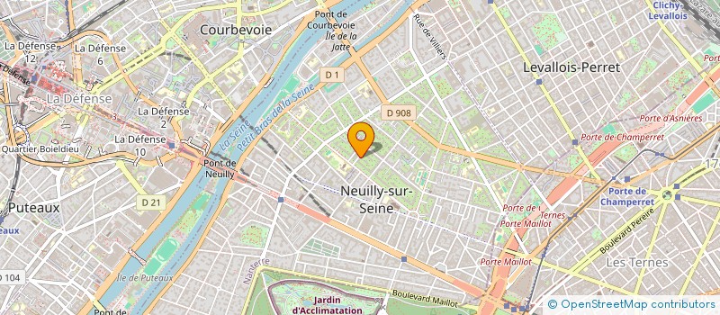 localisation de l'entreprise SCI CLLEM à NEUILLY-SUR-SEINE