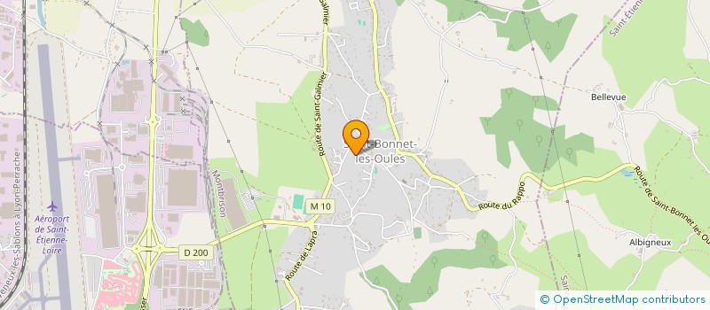 localisation de l'entreprise SCI CLLILE  SAINT-BONNET-LES-OULES