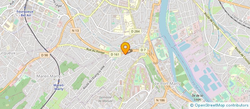 localisation de l'entreprise SCI CLM à LE PECQ