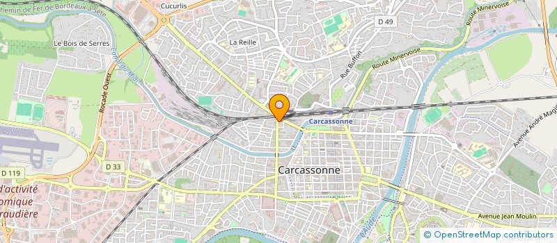 localisation de l'entreprise SCI CLM à CARCASSONNE