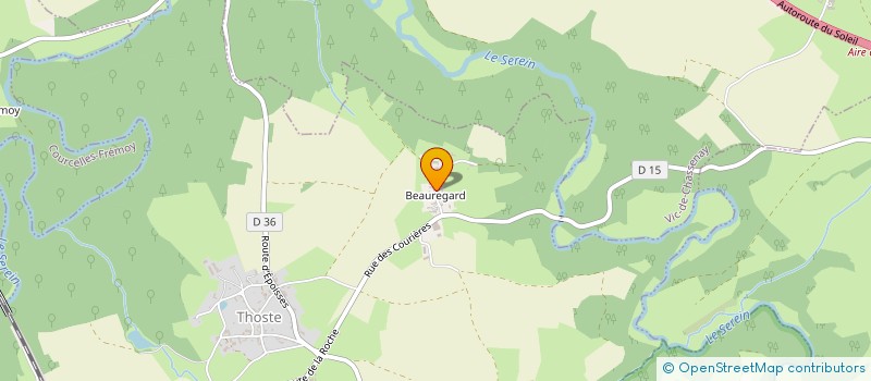 localisation de l'entreprise SCI CLM  THOSTE