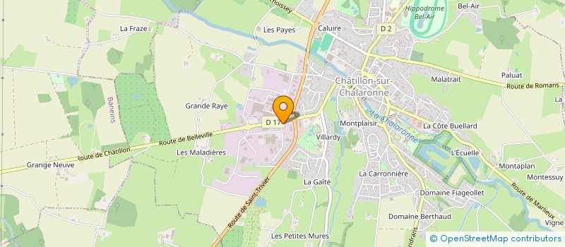 localisation de l'entreprise SCI CLM  CHATILLON-SUR-CHALARONNE