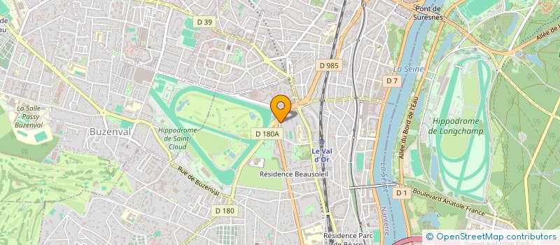 localisation de l'entreprise SCI CLM & VAZ INVEST  NANTERRE