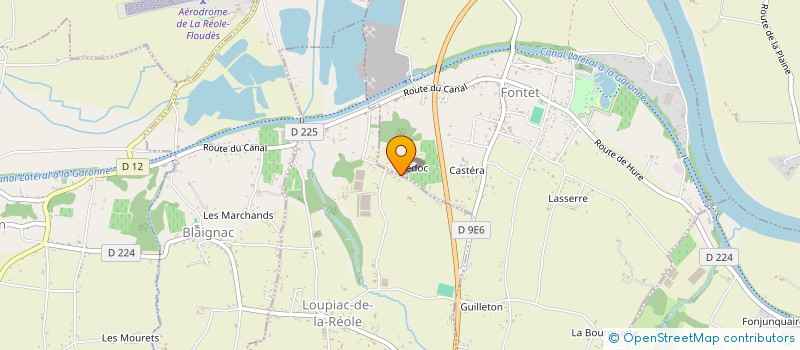 localisation de l'entreprise SCI CLMB  LOUPIAC-DE-LA-REOLE