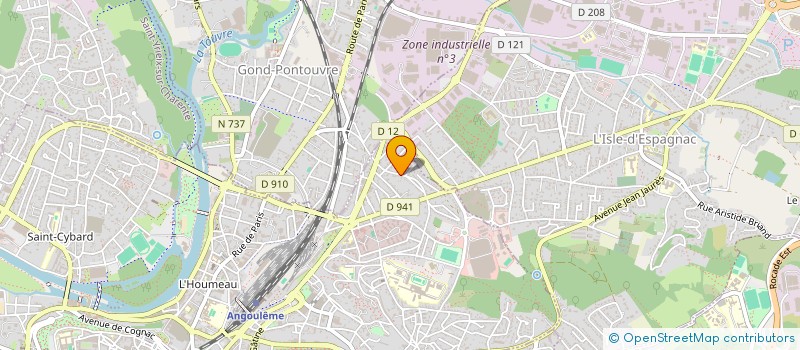 localisation de l'entreprise SCI CLMD à ANGOULEME